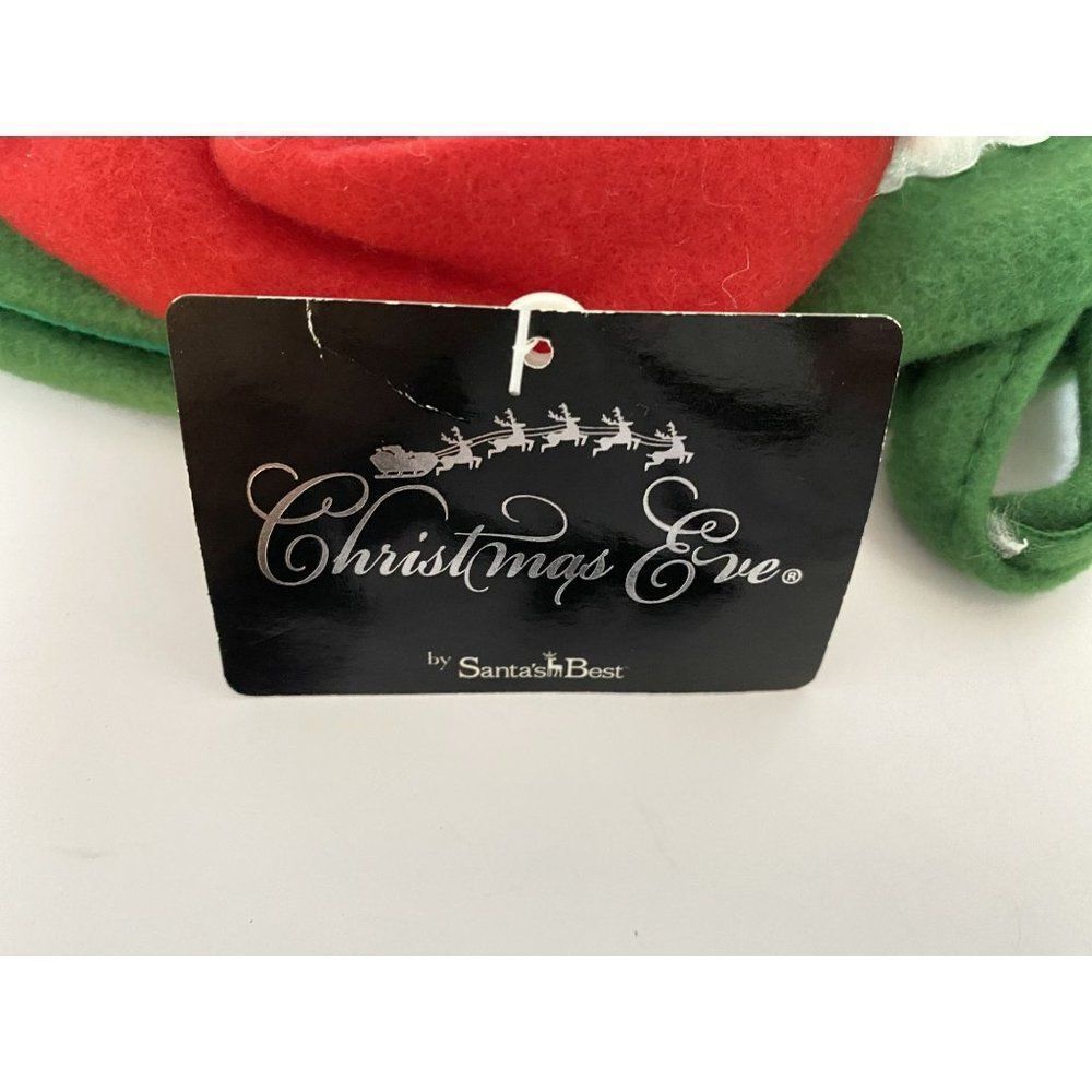 3D Santa Noel Christmas Holiday Stocking 17" Christmas Eve Santa's Best NEW - Picture 5 of 9